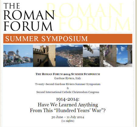 The Roman Forum Summer Symposium 2014