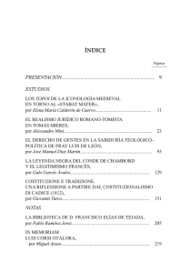 Índice ANALES de la Fundación Elías de Tejada, XIX