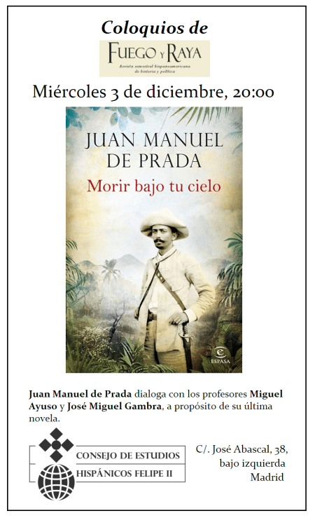 Morir bajo tu cielo. Madrid 3 diciembre 2014