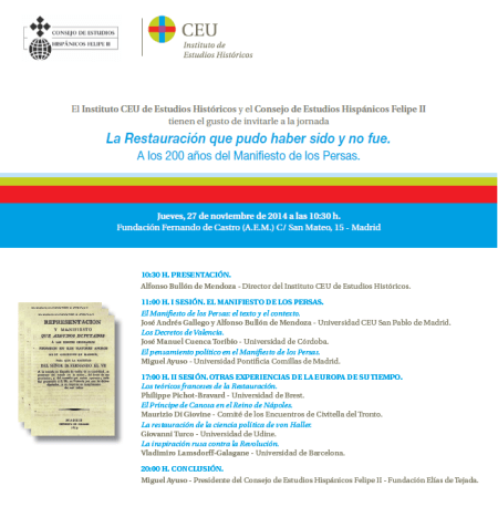 Invitación jornada 27 de noviembre de 2014