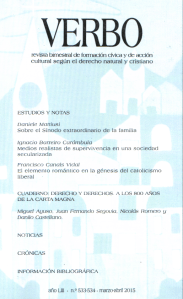 Portada VERBO número 533-534