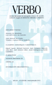 Portada VERBO Nº 535-536